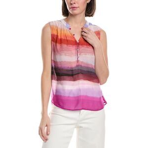 Bella Dahl Womens Sleeveless Shirred Pullover